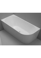 DI-MILANO Corner Bath In 1500 And 1700mm Available In Left Or Right corner